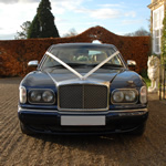 Yorkshire Wedding Cars - Bentley Arnage RL, front view. Based near Harrogate, North Yorkshire.