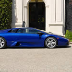 Yorkshire Wedding Cars - Lamborghini Murci�lago, side view. Based near Harrogate, North Yorkshire