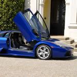 Yorkshire Wedding Cars - Lamborghini Murci�lago, doors. Based near Harrogate, North Yorkshire